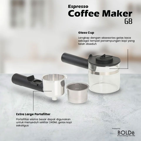 Bolde Expresso Coffee Maker G8 - Hijau